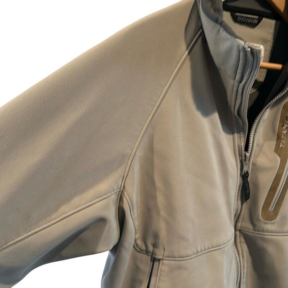 Columbia Men’s Large Titanium Gray Soft Shell Jacket - Picture 8 of 13